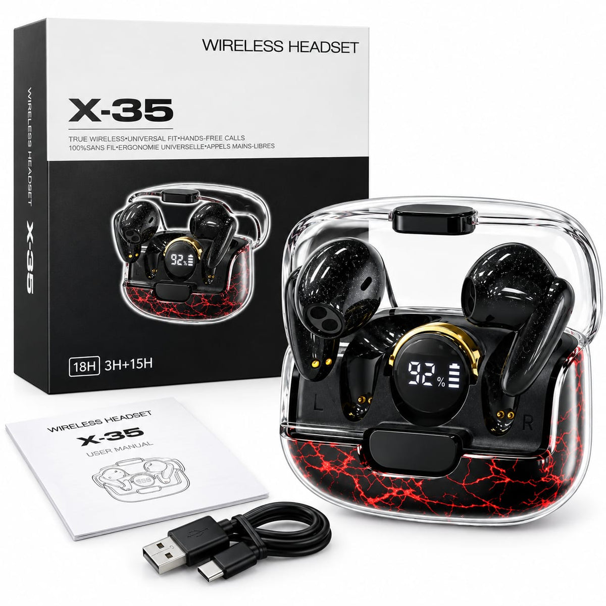 X-35 Wireless Earbuds