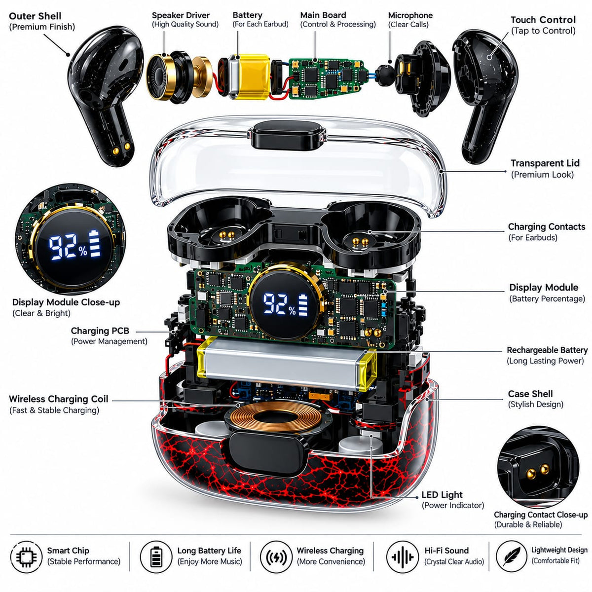 X-35 Wireless Earbuds